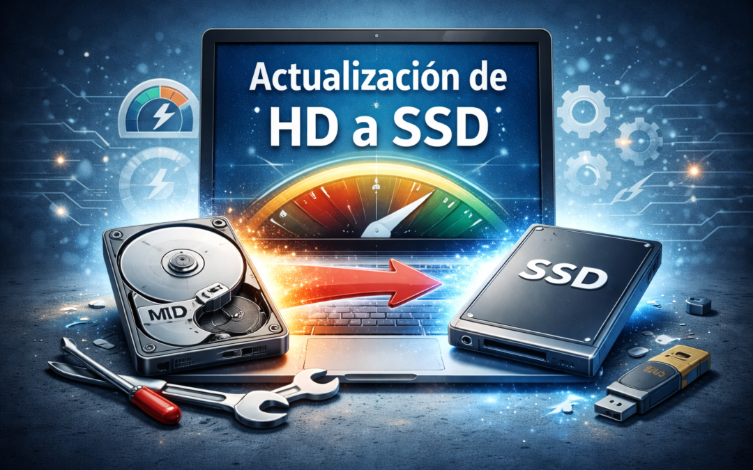 Actualización de disco duro HDD a SSD