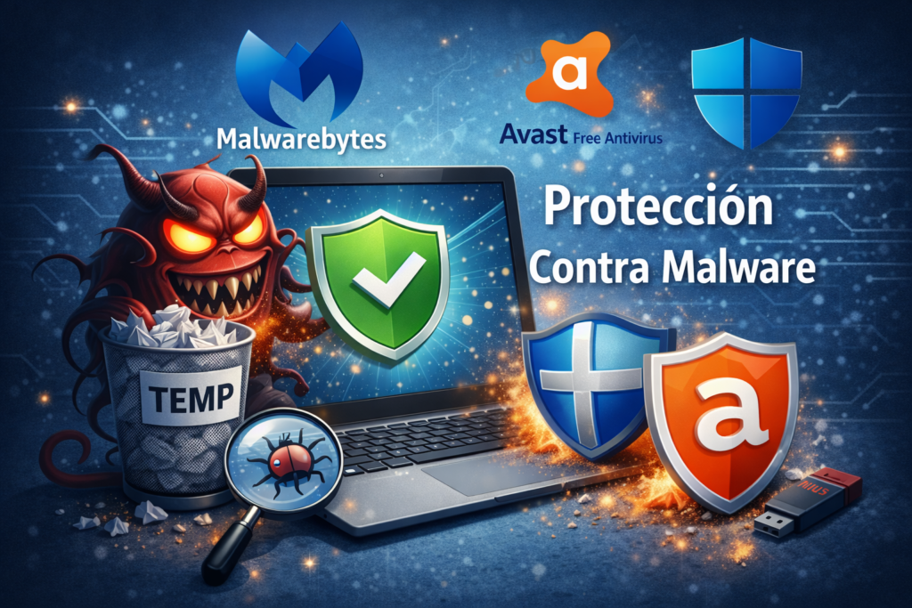 Protección contra malware en acción